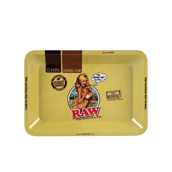 RAW Mini Rolling Tray - Bikini Girl