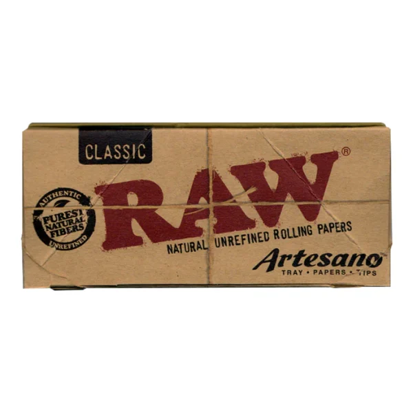RAW Classic Artesano Papers with Tray & Tips - King Size Slim
