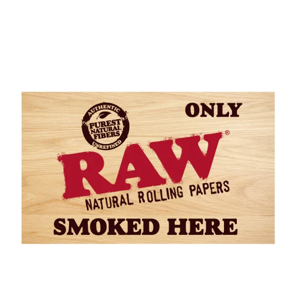 RAW Sticker: Only RAW Smoked Here
