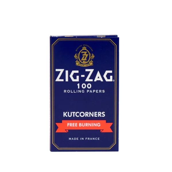 Zig Zag Blue Kutcorners Free Burning Rolling Papers - Single Wide