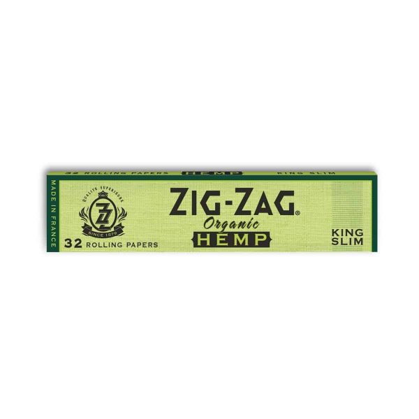 Zig Zag Organic Hemp Rolling Papers - King Size Slim