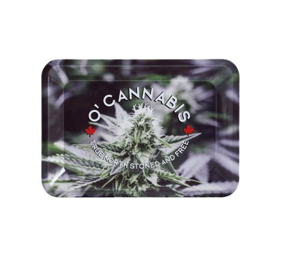 O' Cannabis - True North Stoned and Free - Mini Rolling Tray