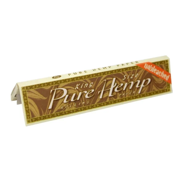 Pure Hemp Unbleached Rolling Papers - King Size