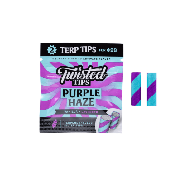 Twisted Tips Terp Infused Filters - Purple Haze