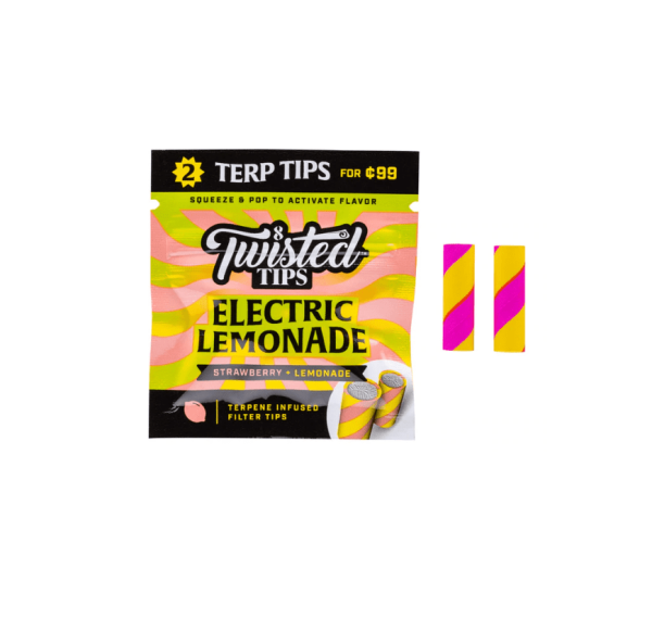 Twisted Tips Terp Infused Filters - Electric Lemonade